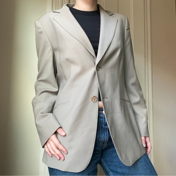 Green Blazer Jacket - Picture 2 of 6